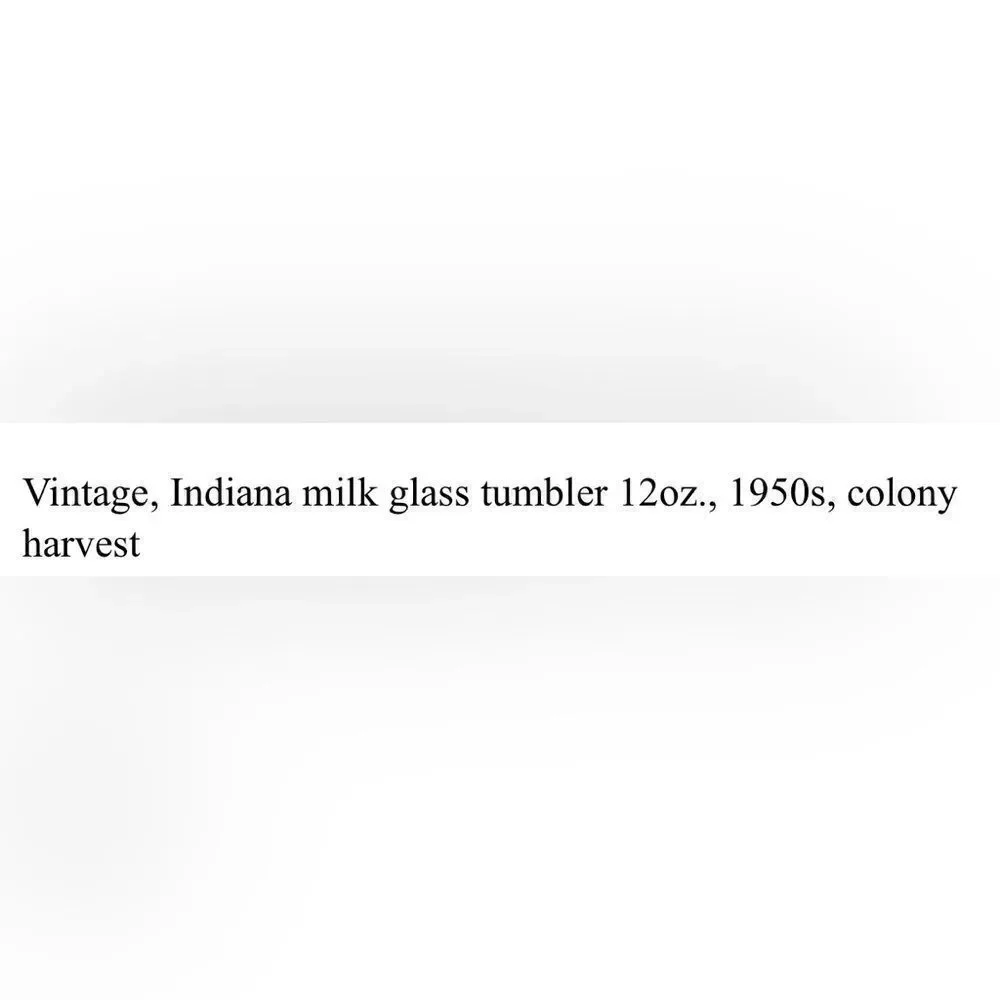 Indiana White Milk Glass Drinking 16 Ounces Glasses Tumblers Raised Grape Leaves